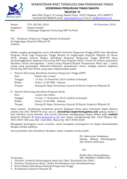 Surat Undangan Nurturing PTS