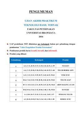 PENGUMUMAN - WordPress.com