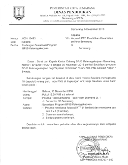 - Dinas Pendidikan Kota Semarang