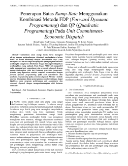 Forward Dynamic Programming - Institut Teknologi Sepuluh
