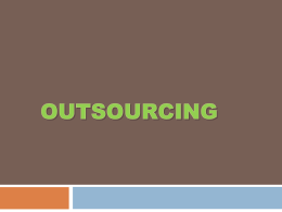 OUTSOURCING