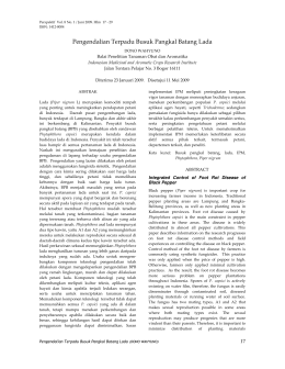 Pengendalian Terpadu Busuk Pangkal Batang Lada (PDF