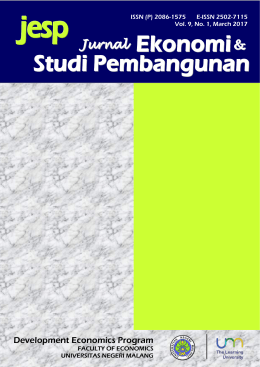 Development Economics Program - Portal Jurnal Elektronik