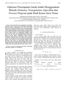 Voronoi Diagram - Institut Teknologi Sepuluh Nopember