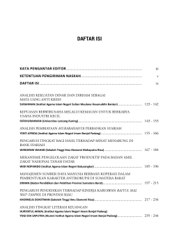 daftar isi - IAIN Imam Bonjol Padang