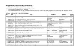 Buku Sumbangan Wisuda Periode 61