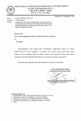 surat resminya. - Pengadilan Tinggi Makassar