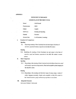 Standard of Competence