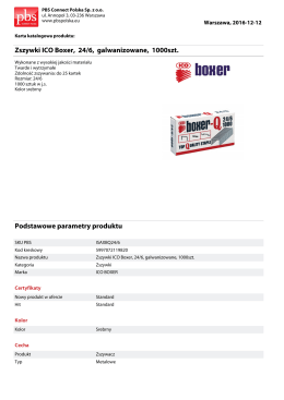 Zszywki ICO Boxer, 24/6, galwanizowane, 1000szt. Podstawowe