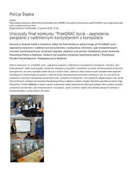 Generuj PDF - Policja Śląska