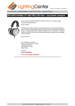 BEYERDYNAMIC DT 880 PRO 250 Ohm