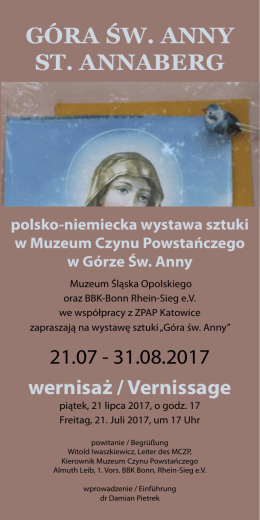 G&Oacute;RA ŚW. ANNY ST. ANNABERG