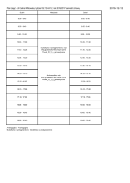 Drukuj aktualny plan