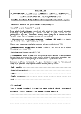 FORMULARZ KONSULTANT PSR wersja PDF