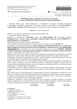 Sprawa KMN 6/15 - komornik