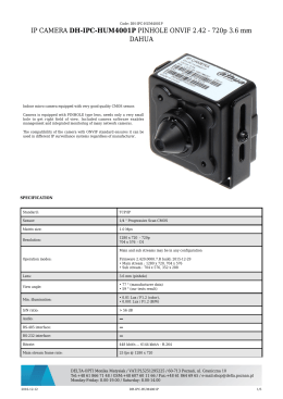 IP CAMERA DH-IPC-HUM4001P PINHOLE ONVIF