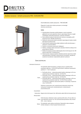 Drutex S.A. - Uchylno-przesuwne PSK DUOLINE PSK