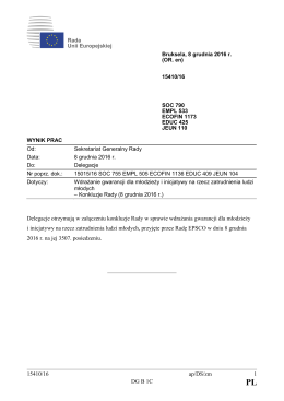 15410/16 ap/DS/zm 1 DG B 1C Delegacje otrzymują w załączeniu