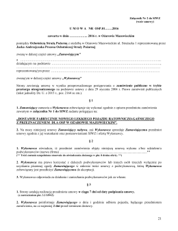 Specyfikacja zawiera - OSP