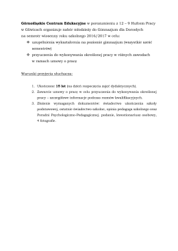 G&oacute;rnośląskie Centrum Edukacyjne w porozumieniu z 12 &ndash; 9 Hufcem