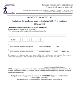 Świadczenie wychowawcze &ndash; &bdquo;Rodzina 500 +&rdquo; w praktyce