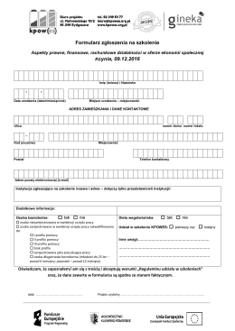 Formularz - Kurier Nakielski