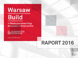 Raport 2016 - Warsaw Build 2016