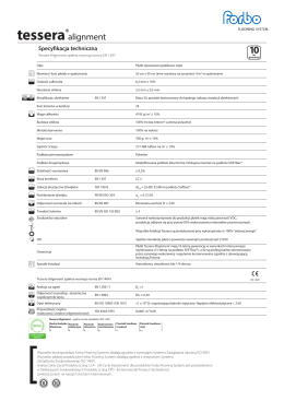 Forbo Tessera Alignment Specyfikacja techniczna