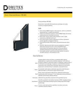 Drutex S.A. - Drzwi aluminiowe MB-86SI