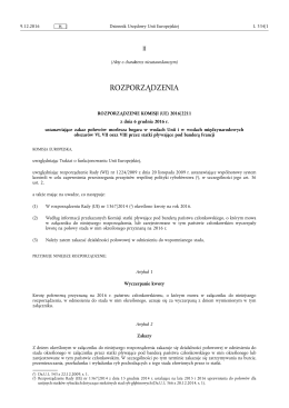 z dnia 6 grudnia 2016 r.