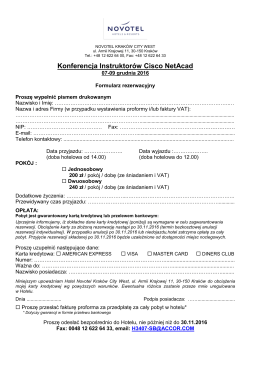 Konferencja Instruktor&oacute;w Cisco NetAcad