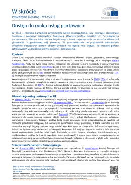 Briefing European Parliamentary Research Service