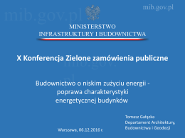 Budownictwo o niskim zużyciu energii