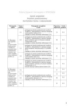 Próbny Egzamin Gimnazjalny z OPERONEM Język