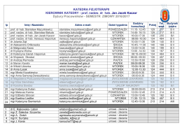Katedra Fizjoterapii_sem. zimowy 2016