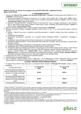 Ja + Internet LTE ze sprzętem na 24 raty (ELASTYCZNA 24