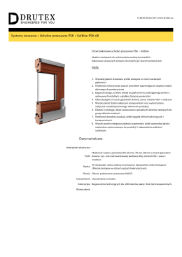 Drutex S.A. - Uchylno-przesuwne PSK Softline PSK 68