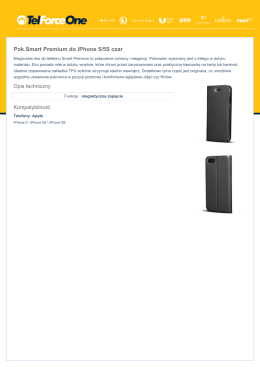 Pok.Smart Premium do iPhone 5/5S czar