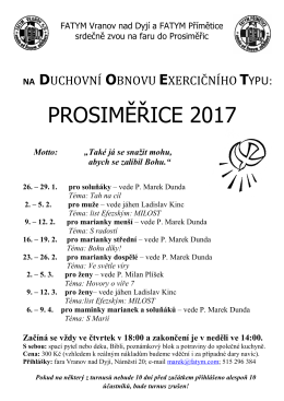 prosiměřice 2017