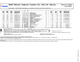360061 Milevsko - Hrejkovice - Kostelec n.Vlt. - Orlík n.Vlt.
