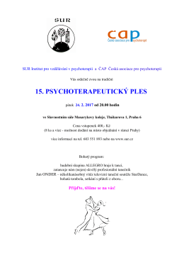 15. psychoterapeutický ples