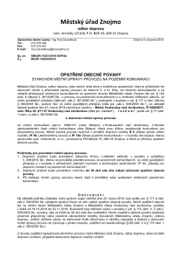 Opatření obecné povahy