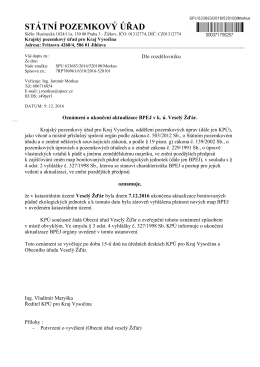 ST&Aacute;TN&Iacute; POZEMKOV&Yacute; &Uacute;ŘAD