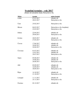 svatebn&iacute; term&iacute;ny