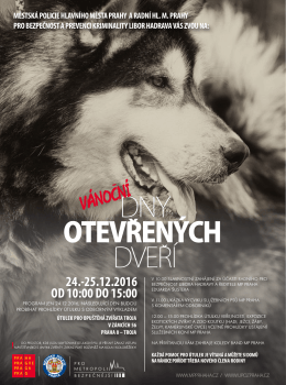 den otevřen&yacute;ch dveř&iacute; &uacute;tulek 2016