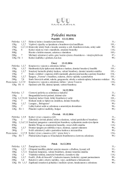 Polední menu