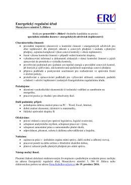 Specialista st&aacute;tn&iacute;ho dozoru v energetick&yacute;ch odvětv&iacute;ch (tepl&aacute;renstv&iacute;