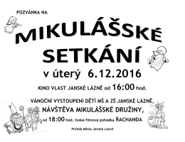 v úterý 6.12.2016