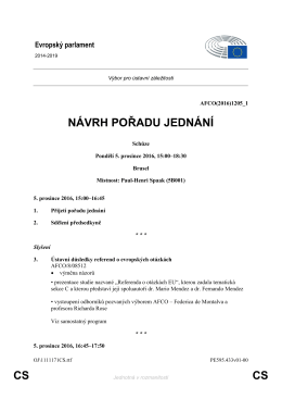 CS CS N&Aacute;VRH POŘADU JEDN&Aacute;N&Iacute;