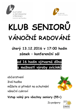 klub seniorů - Lomnice nad Popelkou